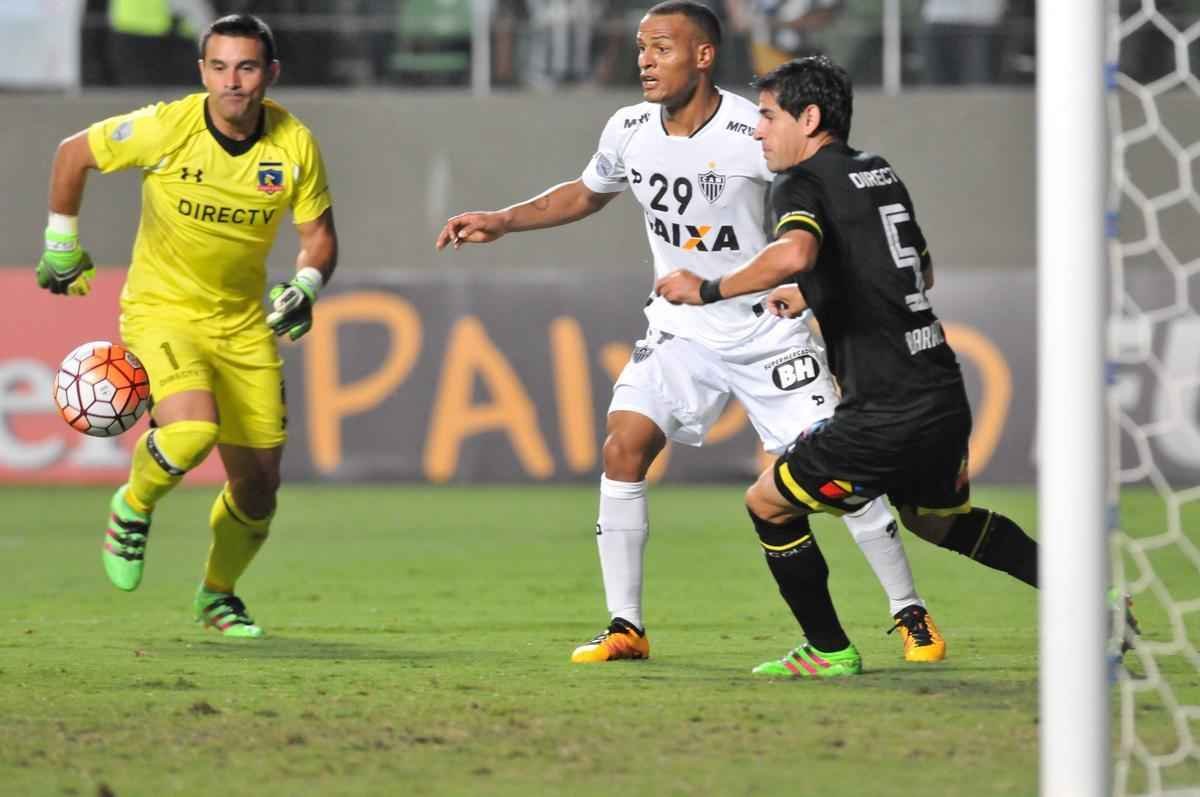 Fotos da partida entre Atltico e Colo Colo pela Copa Libertadores