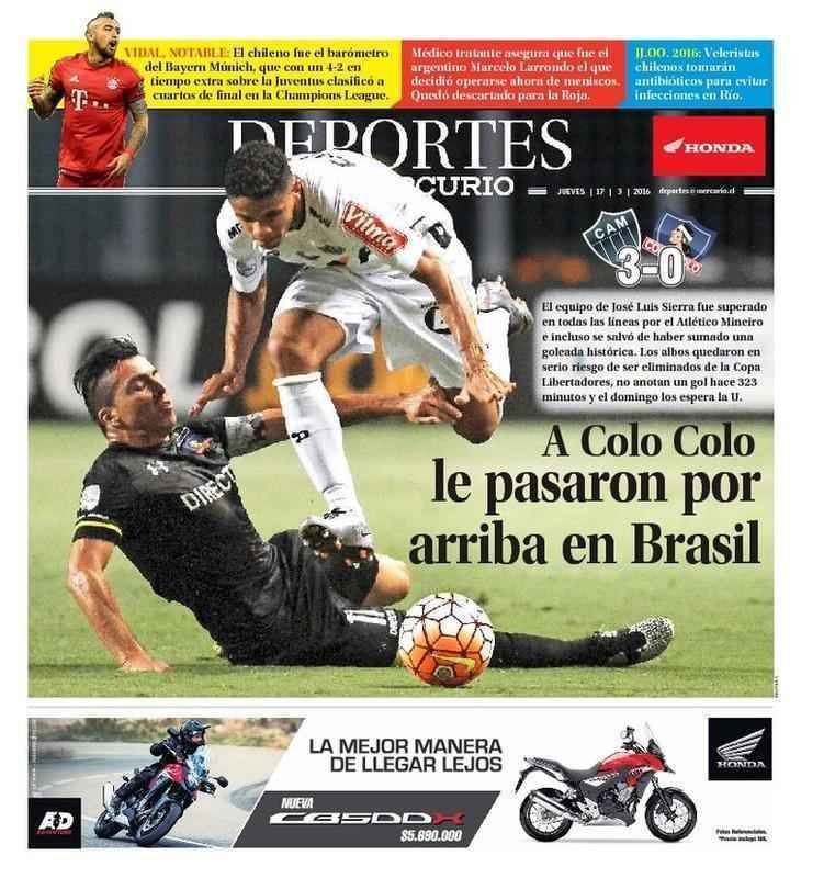 Passaram por cima do Colo Colo no Brasil