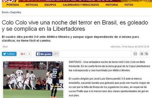 Colo Colo vive uma noite de terror no Brasil,  goleado e se complica na Libertadores