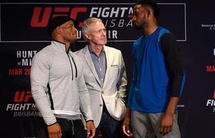 Encarada entre Hector Lombard e Neil Magny, que se enfrentam na luta coprincipal em Brisbane