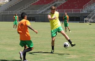 Imagens do treino do Amrica em Muria