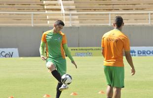 Imagens do treino do Amrica em Muria