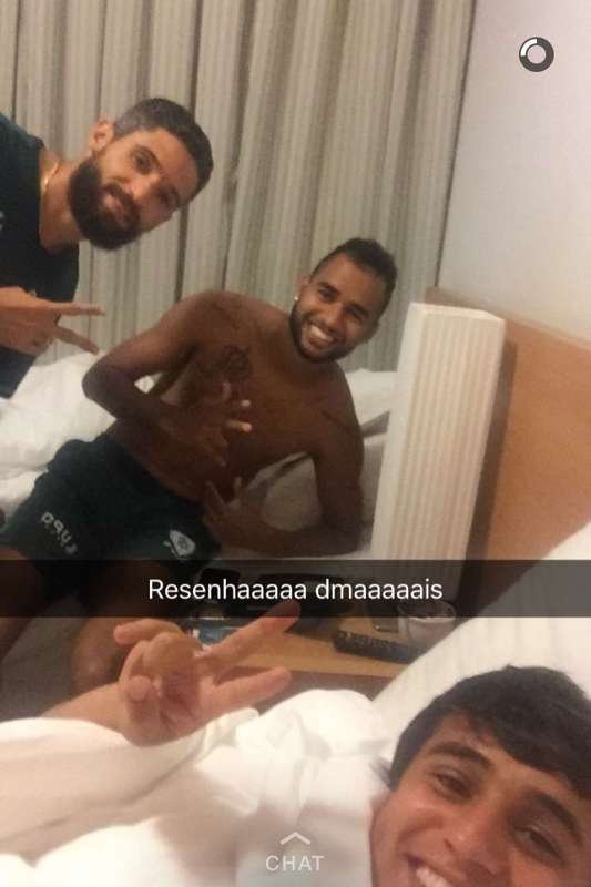 Imagens do treino do Amrica em Muria