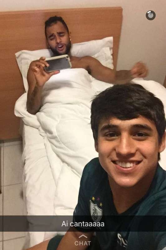 Imagens do treino do Amrica em Muria