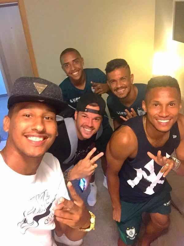 Imagens do treino do Amrica em Muria