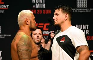 Pesagem do UFC Fight Night Brisbane - Os protagonistas Mark Hunt e Frank Mir