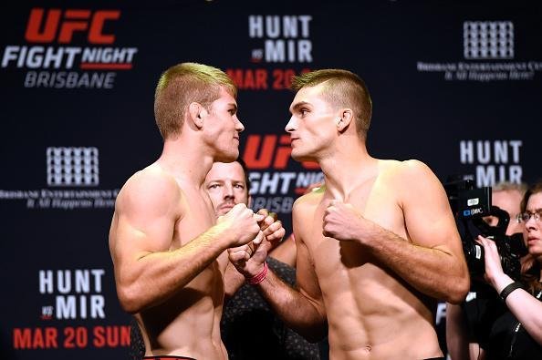 Pesagem do UFC Fight Night Brisbane - Jake Matthews e Johnny Case 