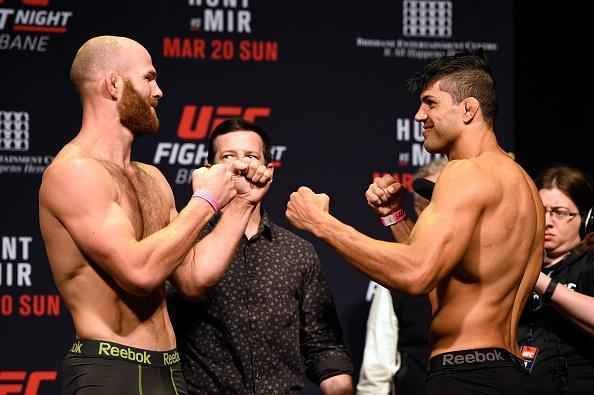 Pesagem do UFC Fight Night Brisbane - Richard Walsh e Viscardi Andrade