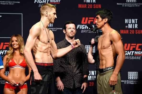 Pesagem do UFC Fight Night Brisbane - Dan Hooker e Mark Eddiva