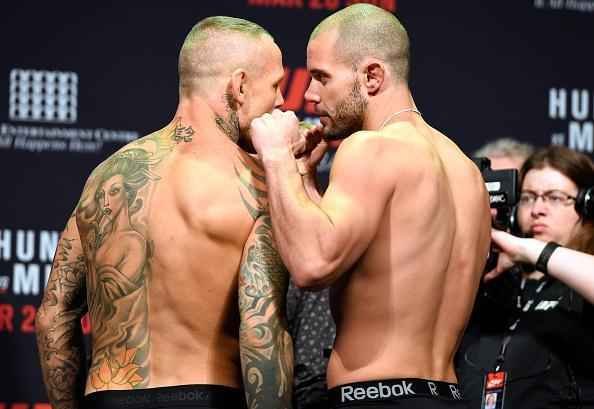 Pesagem do UFC Fight Night Brisbane - Ross Pearson e Chad Laprise
