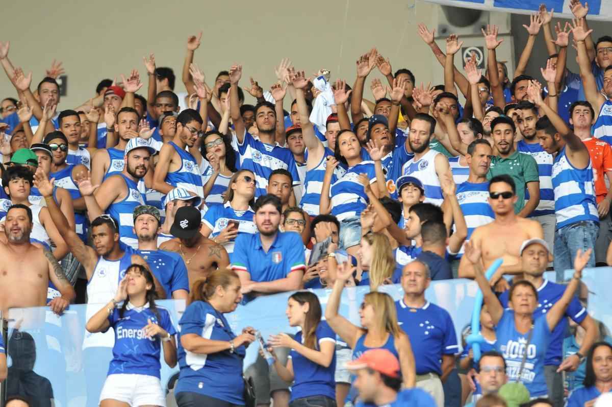 Fotos de Cruzeiro x Villa Nova, no Mineiro, pela oitava rodada do Estadual (Rodrigo Clemente/EM D.A Press)