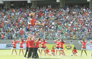 Imagens do jogo entre Minas Locomotiva e Get Eagles no Independncia