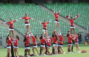 Imagens do jogo entre Minas Locomotiva e Get Eagles no Independncia