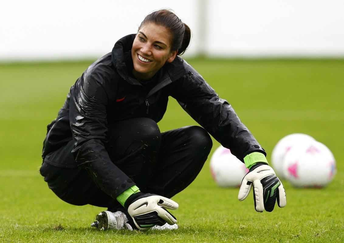 Veja fotos da goleira da seleo feminina de futebol dos EUA, Hope Solo