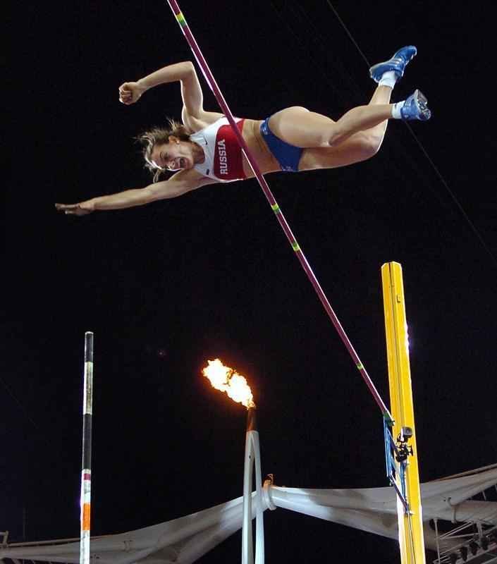 Veja fotos da musa do salto com vara, a russa Yelena Isinbayeva