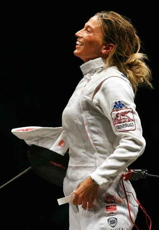 Veja fotos de Margherita Granbassi, musa da esgrima italiana