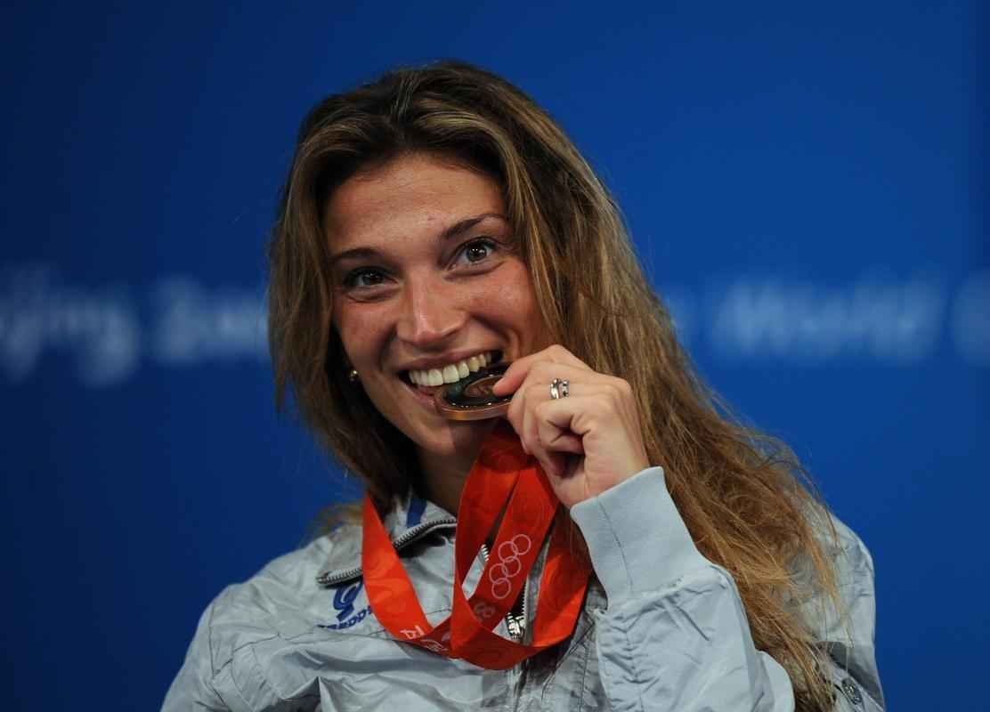 Veja fotos de Margherita Granbassi, musa da esgrima italiana