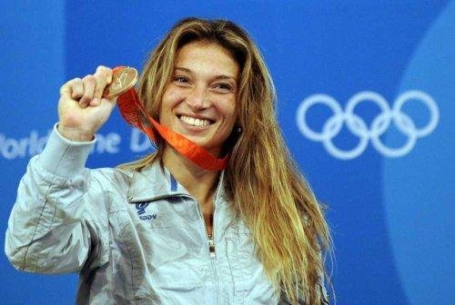 Veja fotos de Margherita Granbassi, musa da esgrima italiana