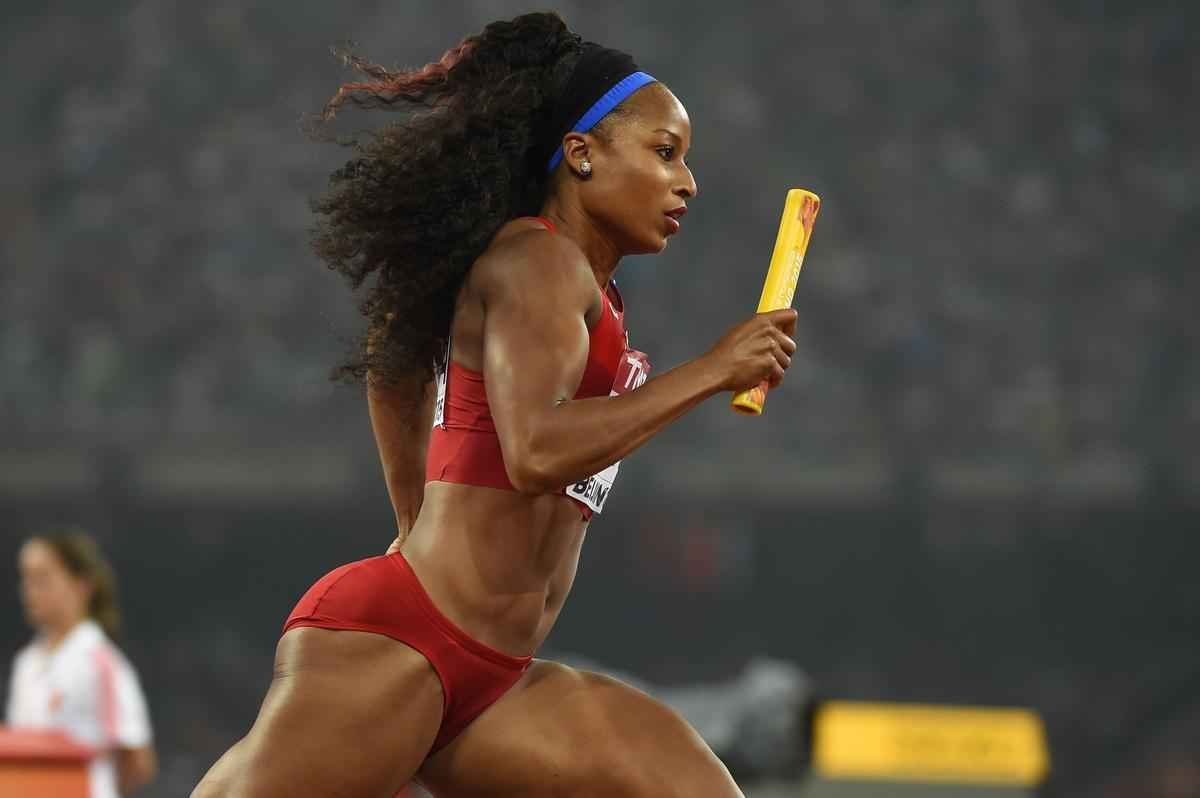 Veja fotos de Natasha Hastings, musa do atletismo dos EUA