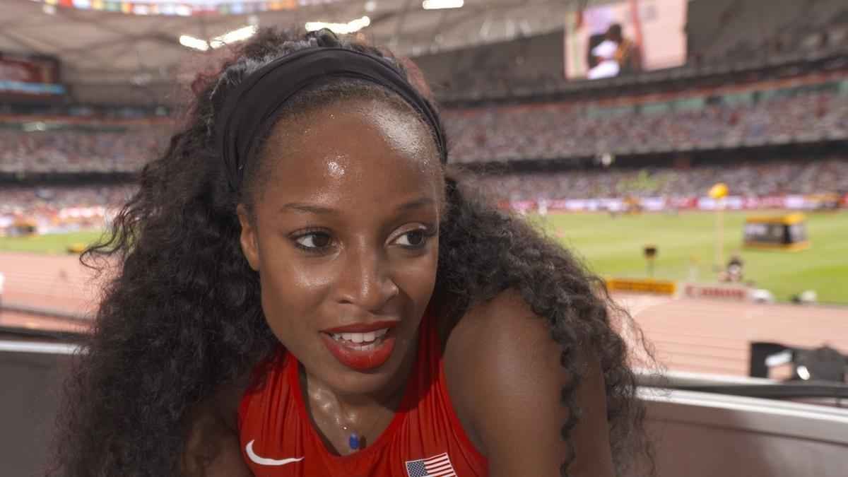 Veja fotos de Natasha Hastings, musa do atletismo dos EUA