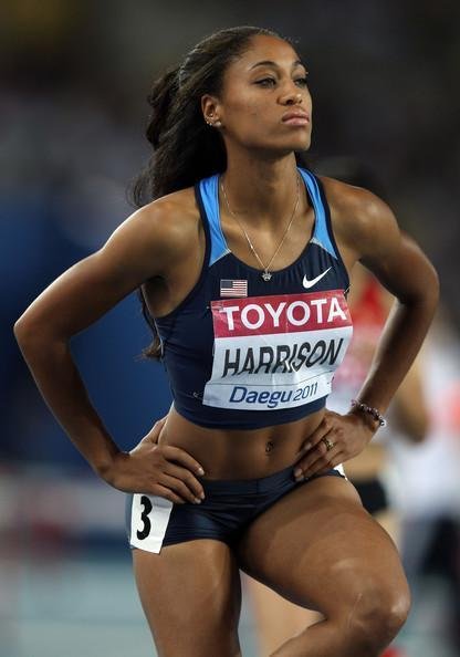 Veja fotos de Queen Harrison, do atletismo dos EUA