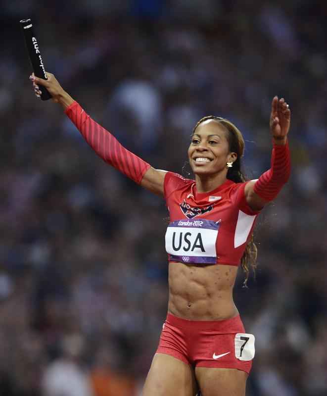 Veja fotos da musa do atletismo dos EUA, Sanya Ross