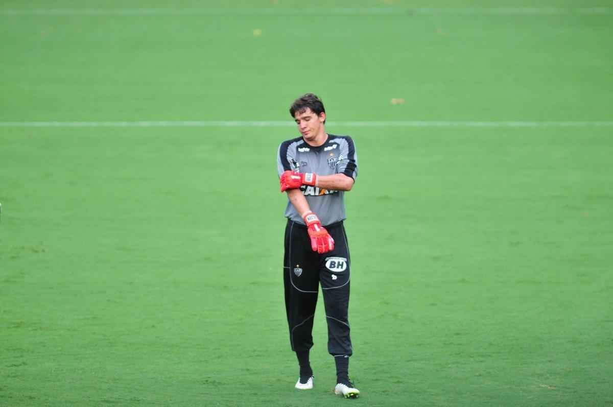 Treino do Atltico nesta quarta-feira na Cidade do Galo. Aguirre comeou a montar time do clssico