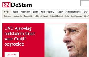 DeStem (Holanda): 'Soou o apito final para o nosso maior futebolista'