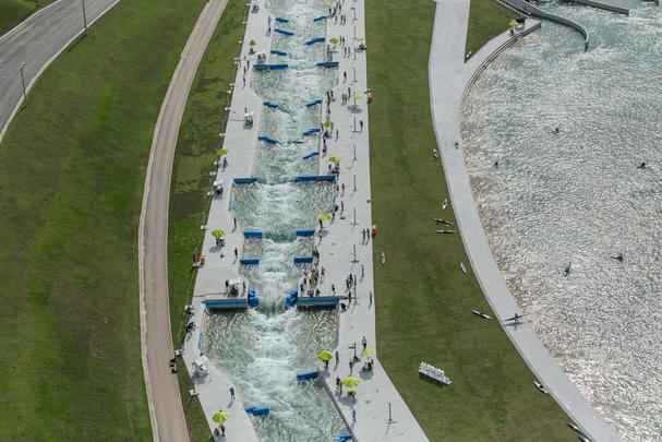 Circuito de Canoagem Slalom fica no Parque Radical, em Deodoro, tem percurso com 280 metros de corredeiras