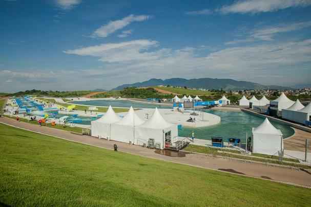Circuito de Canoagem Slalom fica no Parque Radical, em Deodoro, tem percurso com 280 metros de corredeiras