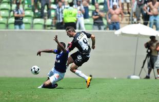 Imagens de lances do clssico mineiro realizado neste domingo, no Horto