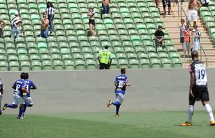 Rafael Silva comemora o gol da vitria do Cruzeiro sobre o Atltico