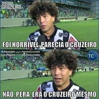 Torcedores do Cruzeiro brincaram nas redes sociais com vitria diante do Atltico, em pleno Independncia