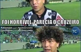 Torcedores do Cruzeiro brincaram nas redes sociais com vitria diante do Atltico, em pleno Independncia