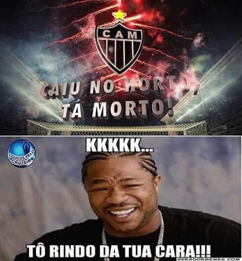 Torcedores do Cruzeiro brincaram nas redes sociais com vitria diante do Atltico, em pleno Independncia