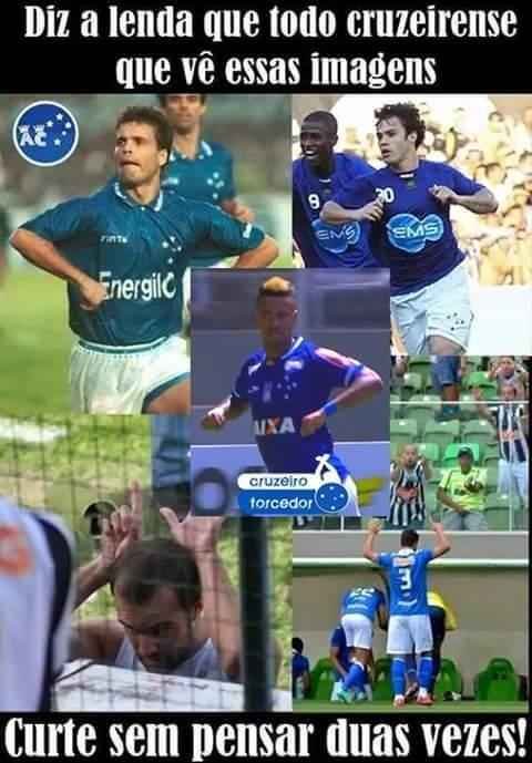 Torcedores do Cruzeiro brincaram nas redes sociais com vitria diante do Atltico, em pleno Independncia