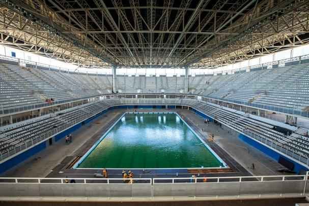 Estdio receber duas modalidades nos Jogos Olmpicos: natao e polo aqutico