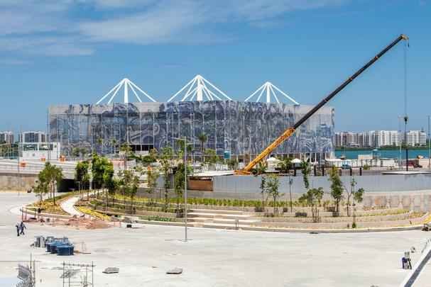 Estdio receber duas modalidades nos Jogos Olmpicos: natao e polo aqutico