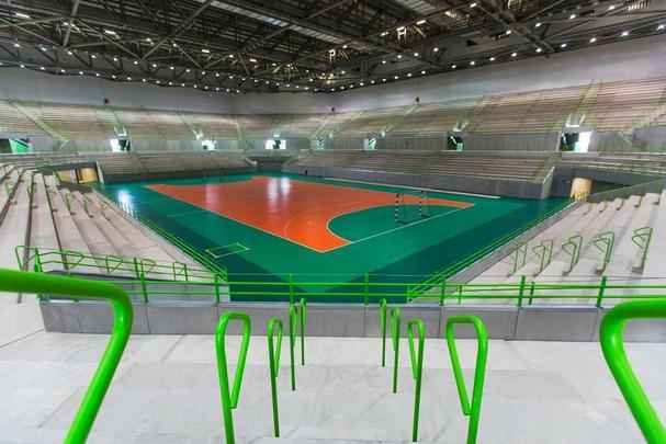 Arena ir abrigar os jogos de handebol durante a Olimpada do Rio de Janeiro