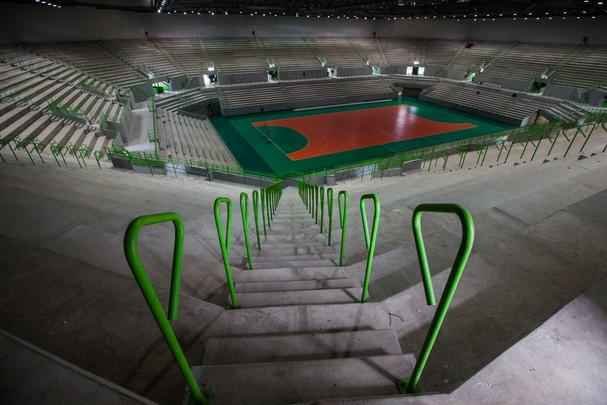 Arena ir abrigar os jogos de handebol durante a Olimpada do Rio de Janeiro