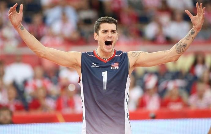 Veja fotos do gal Matthew Anderson, do vlei dos EUA