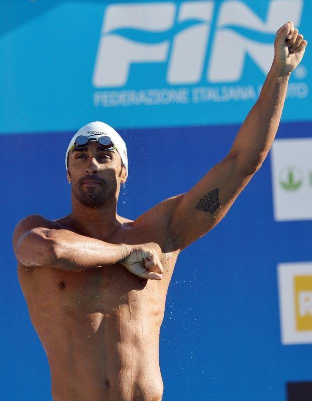 Veja fotos do nadador italiano Filippo Magnini