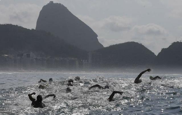 O local  regularmente utilizado para competies internacionais de triatlo. Os percursos de ciclismo e corrida estendem-se ao longo da praia.