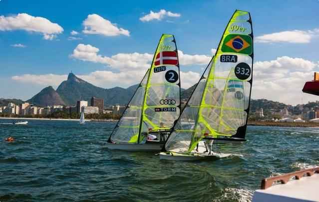 A Marina da Glria foi a primeira instalao testada para os Jogos, em agosto de 2014. A instalao fica localizada no Parque do Flamengo, no centro da cidade, e receber provas de vela (olmpica e paralmpica)