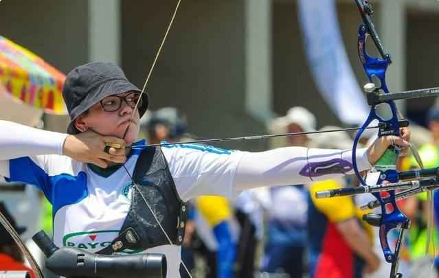 A instalao passou por reforma para os Jogos. Para a maratona, 30 mil espectadores ocuparo lugares ao longo dos 600 metros da passarela do samba. Local ainda receber provas de tiro com arco