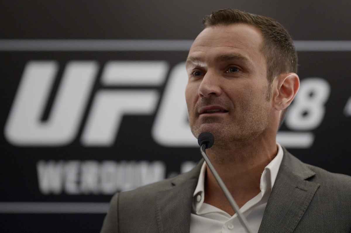 Imagens da coletiva do UFC 198, no Rio de Janeiro - Presidente do UFC no Brasil, Giovani Decker