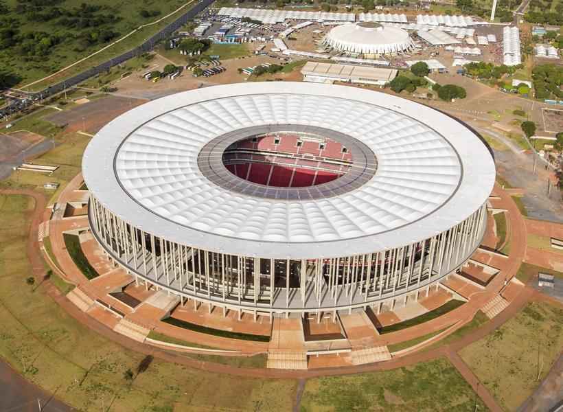 Estdio Nacional Man Garrincha, em Braslia, receber dez jogos de futebol na Olimpada