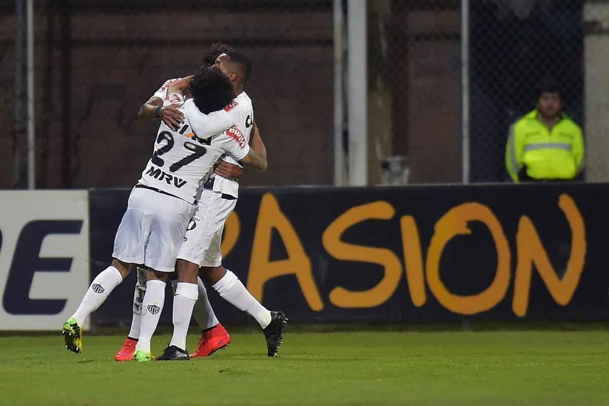 Independiente del Valle x Atltico, jogo disputado em Sangolqu, no Equador, pela Copa Libertadores