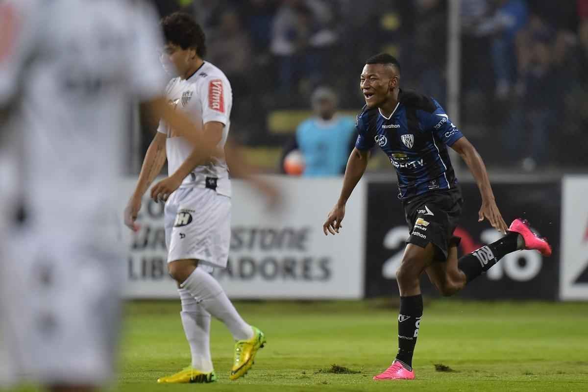 Independiente del Valle x Atltico, jogo disputado em Sangolqu, no Equador, pela Copa Libertadores