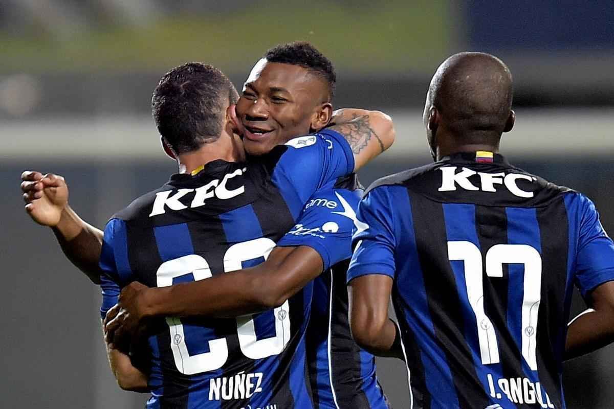 Independiente del Valle x Atltico, jogo disputado em Sangolqu, no Equador, pela Copa Libertadores